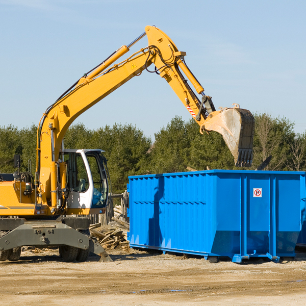 can i choose the location where the residential dumpster will be placed in Cross Creek